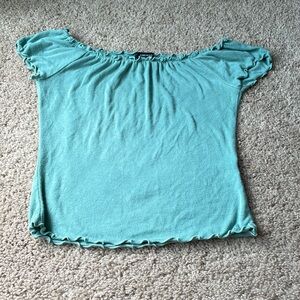 Forever 21 off the shoulder crop top size small